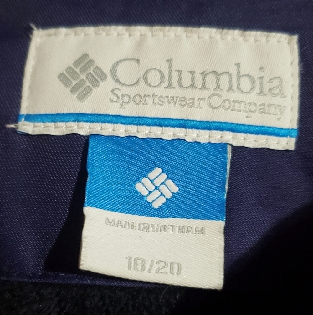 Columbia Kids Omni Tech Multicolor Outdoor Jacket. Sx 18/20 - Picture 2 of 5